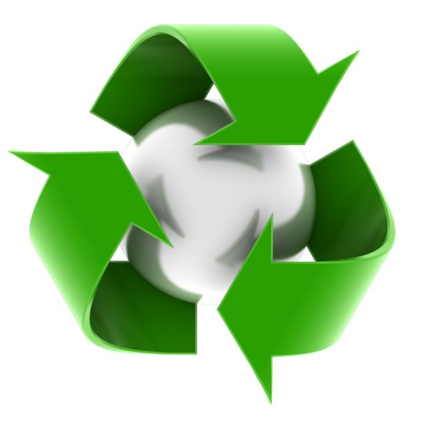 Symbol reciklace - značí, že společnost DuoTech Trade s.r.o. zbytky polotovarů z kterých se vyrábí lodžiová zábradlí recikluje